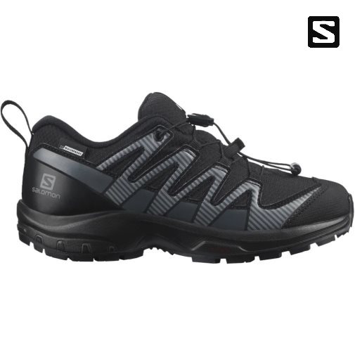 Salomon Xa Pro V8 CSWP Turisticke Topanky Detske Čierne | SK 4XRPBZ